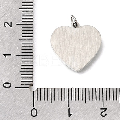 304 Stainless Steel Pendants STAS-G268-04P-1