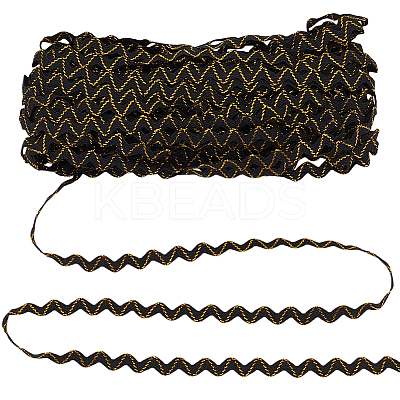 15 Yards Polyester Trim Sewing Lace OCOR-WH0070-174-1