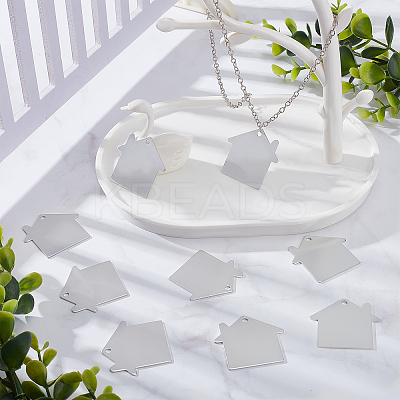 25Pcs Pet Aluminium Pendants ALUM-SC0001-07-1