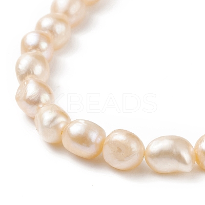 Natural Pearl Beaded Necklaces for Women NJEW-JN04107-03-1