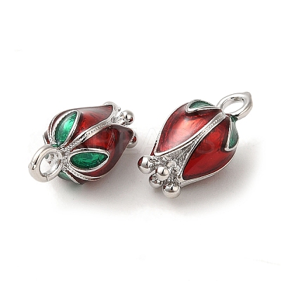 Brass Enamel Charms KK-S368-12P-1
