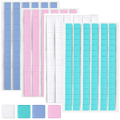 4Pcs 4 Colors Reusable Nail Art Plasticine Clay MRMJ-CP0001-25-1