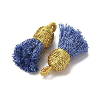 Cotton Tassel Pendants FIND-D302-02G-1
