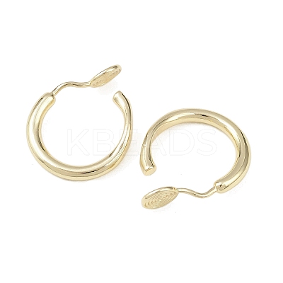 Brass Clip-on Earring Findings KK-F921-08B-G-1