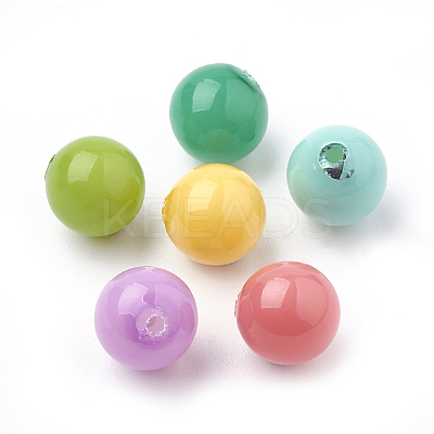 Eco-Friendly Plastic Imitation Pearl Beads X-MACR-T015-16mm-01-1