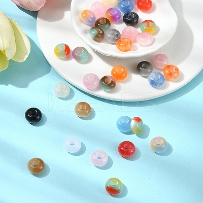 36Pcs 3 Styles Resin European Beads RESI-FS0001-72-1
