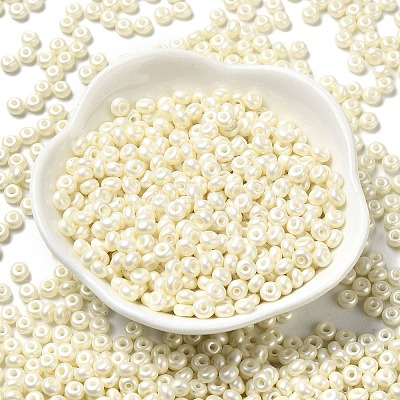 Baking Paint Luster Glass Seed Beads X-SEED-B001-04A-11-1