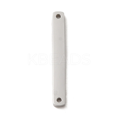 Non-Tarnish 304 Stainless Steel Connector Charms STAS-R117-02B-P-1