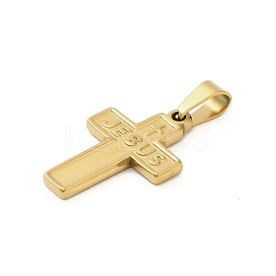 304 Stainless Steel Pendants STAS-P400-09G-1