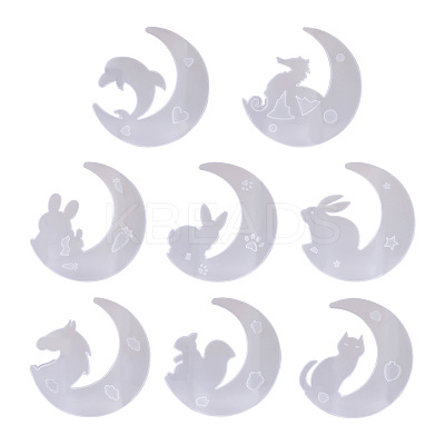 Moon Pendant Silicone Molds DIY-TA0003-26-1
