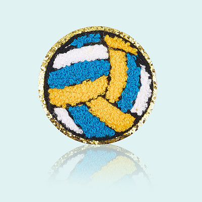 Polyester Iron on/Sew On Patches PATC-WH20005-16A-1