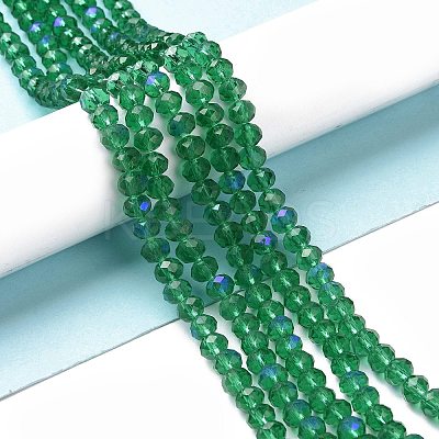 Electroplate Glass Beads Strands EGLA-A034-T2mm-L12-1