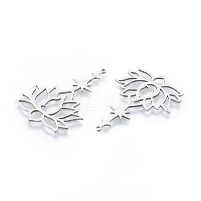 Non-Tarnish 201 Stainless Steel Pendants STAS-N090-LA909-1-1