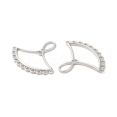 Brass & Cubic Zirconia Pendants KK-Q773-17P-1