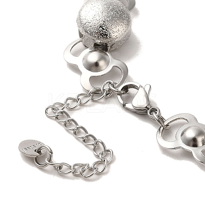 Non-Tarnish Handmade 304 Stainless Steel Necklaces NJEW-Q333-02A-02-1