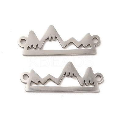 Non-Tarnish 201 Stainless Steel Connector Charms STAS-K251-076P-1
