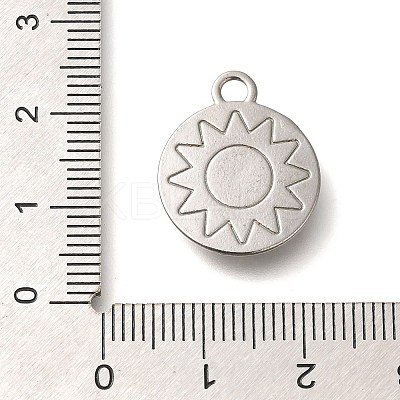 Anti-Tarnish 304 Stainless Steel Pendants STAS-I321-15P-1