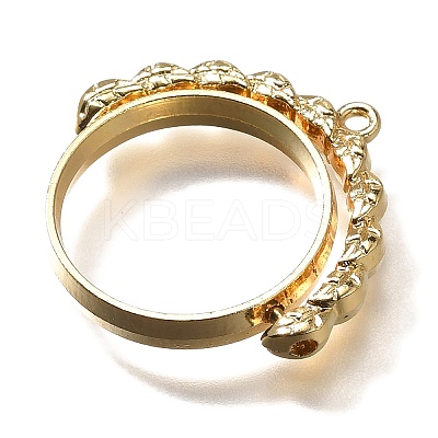 Alloy Open Back Bezel Pendants PALLOY-I223-17LG-1