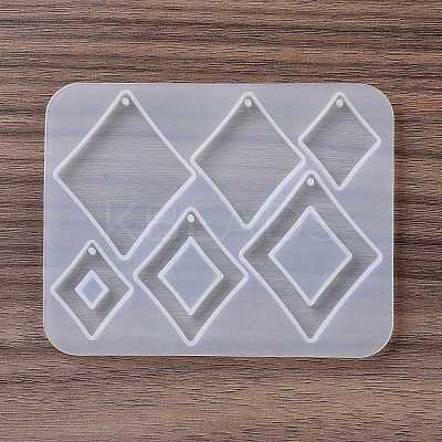 DIY Playing Card Theme Pendants Silicone Molds DIY-C076-01A-1