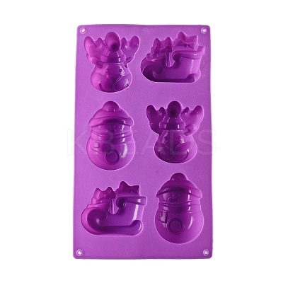 Christmas Theme DIY Food Grade Silicone Mold DIY-K075-21-1
