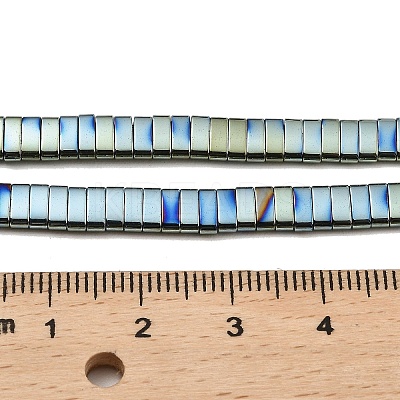 Electroplated Non-magnetic Synthetic Hematite Beads Strands G-G089-A02-12-1