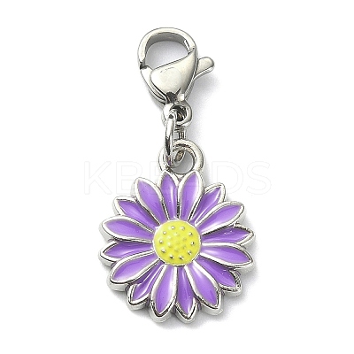Alloy Enamel Pendant Decorations HJEW-JM01213-02-1