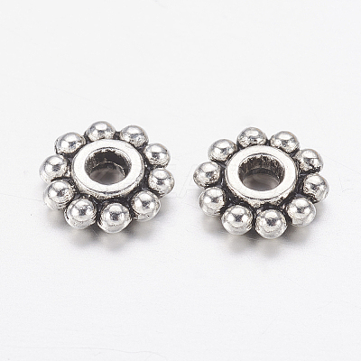 Gear Tibetan Style Alloy Spacer Beads LS-AB145-1