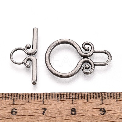 304 Stainless Steel Toggle Clasps PW-WG419A3-02-1
