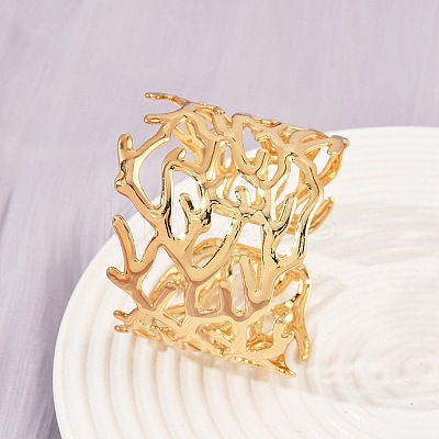 304 Stainless Steel Cuff Bangles for Women BJEW-G757-02G-1