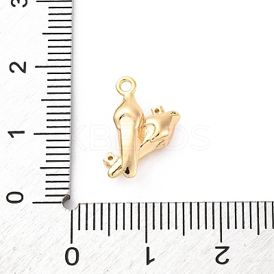 Brass Rhinestone Pendants KK-E793-12G-1