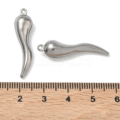 304 Stainless Steel Pendants STAS-P433-11P-1