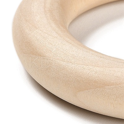 Unfinished Wood Linking Rings WOOD-F002-02H-1