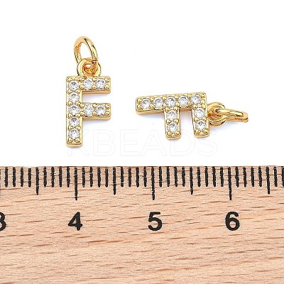 SHEGRACE Brass Micro Pave Clear Cubic Zirconia Pendants XGRQ29628-394G-F-1