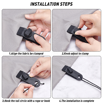 Plastic Camping Tent Clips TOOL-PH0001-36-1