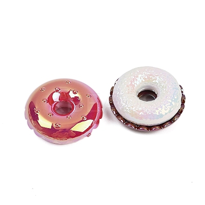 UV Plating Opaque Acrylic Beads MACR-C036-13-1