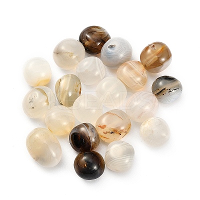 20Pcs Natural Marine Chalcedony Beads G-FS0001-61-1