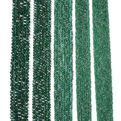 Electroplate Glass Beads Strands LS-EGLA-A044-T8mm-B18-1
