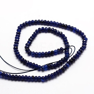 Dyed Natural Malaysia Jade Rondelle Beads Strands G-E316-2x4mm-16-1