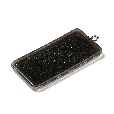 Transparent Resin Tarot Card Pendants MACR-C026-05C-1