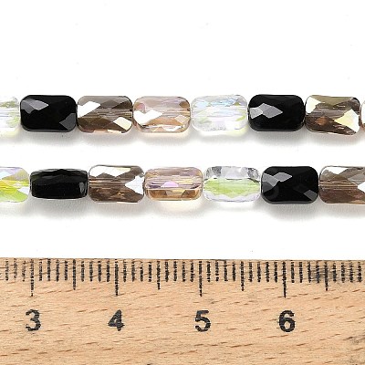 Electroplate Glass Beads Strands EGLA-P068-01A-02-1