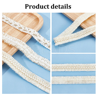 3Pcs 3 Styles Polyester Braided Lace Ribbons DIY-PH0021-26-1