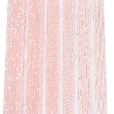 Transparent Glass Beads Strands EGLA-A044-T3mm-MB22-1