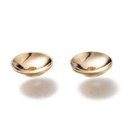 Brass Beads Caps KK-H759-37C-G-1