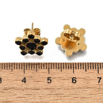 304 Stainless Steel Stud Earrings for Women EJEW-F361-12G-1