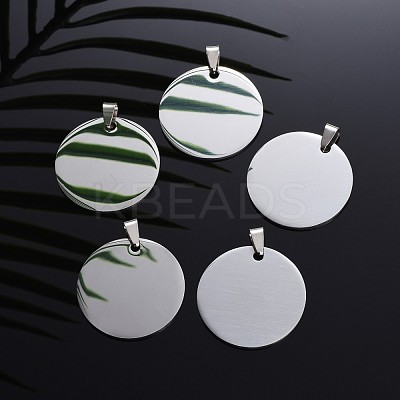 Tarnish Resistant 304 Stainless Steel Pendants STAS-I140-16S-1