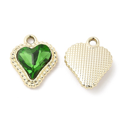 UV Plating Golden Alloy Pendants PALLOY-A004-02G-1