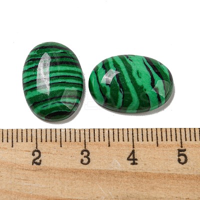 Synthetic Malachite Cabochons G-G075-05-1