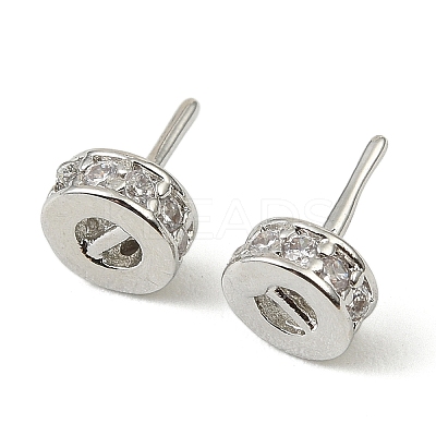 Brass Micro Pave Clear Cubic Zirconia Peg Bails LS-KK-C107-12P-1