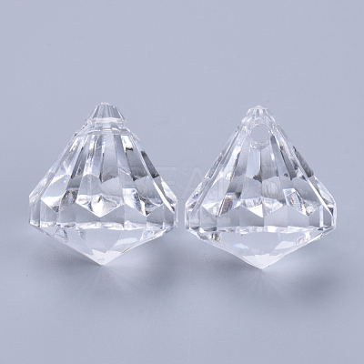 Transparent Acrylic Pendants TACR-Q260-I-V01-1