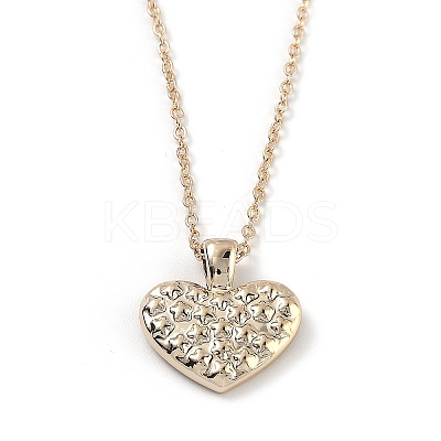 Golden Plated Heart with Constellation/Zodiac Sign Alloy Enamel Pendant Necklaces NJEW-H214-A07-G-1
